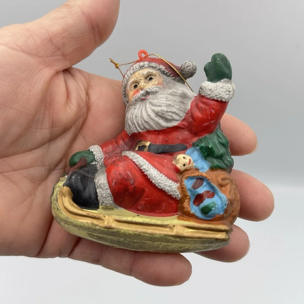 Old World Christmas santas are